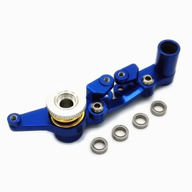 Aluminum Steering Assembly with Bearings Blue for Traxxas Slash Hoss Rustler Stampede 4x4 XO-1 6845