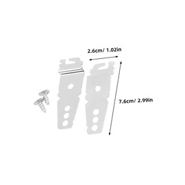 jojofuny Strong Dishwasher Bracket Mounting Metal Dishwasher Clips for Countertop Prevents Tipping