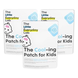 The Everyday Lab The Cool-ing Patch for Kids | Parches de Gel Frio para Ninos y Bebes | Efecto Frio Inmediato Sin Refrigeracion | 3 Pack Sobre con 4 P