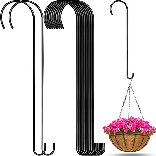 Leriton 12 Pack 24 Inch Large S Hooks for Hanging