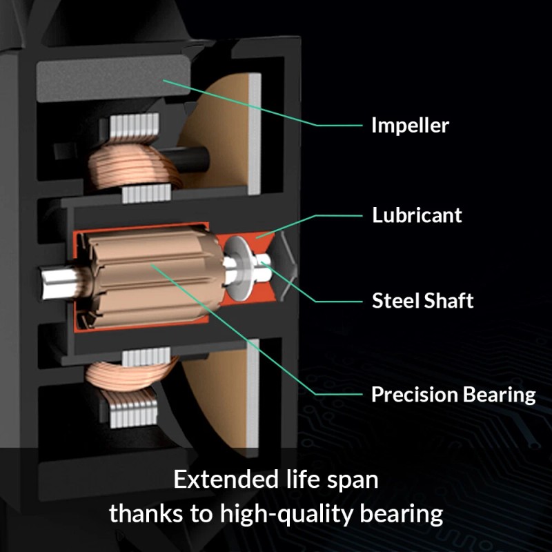 ARCTIC F12 (Black) 5 Pack 120 mm Standard Case Fan