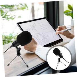 Mikinona Professional Cardioid Mic Laptop Pc Gaming Microphone Volume Knob Random Style