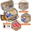 opux Tactical Lunch Box for Men, Tan Mens Insulated Lunch