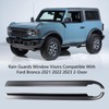 Rain Guards Window Visors Compatible with Ford Bronco 2021 2022