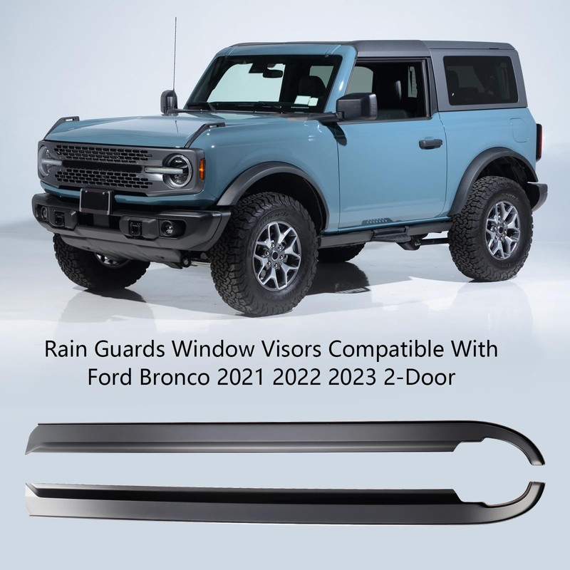 Rain Guards Window Visors Compatible with Ford Bronco 2021 2022