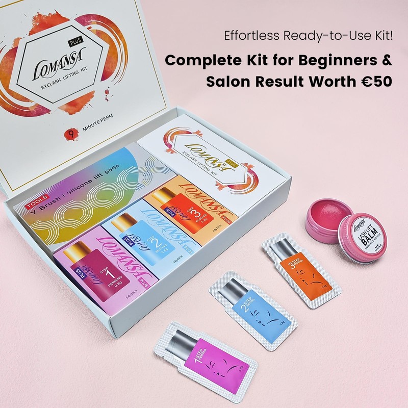 Lomansa Lash Lift Kit, Eyelash Perming Kit, Brow Lamination Kit,