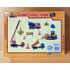 Lucky Star Diecast Construction Set w/ Map & Battery Operated