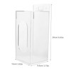 VICASKY Acrylic Face Mask Dispenser Wall Mount Holder for Gloves