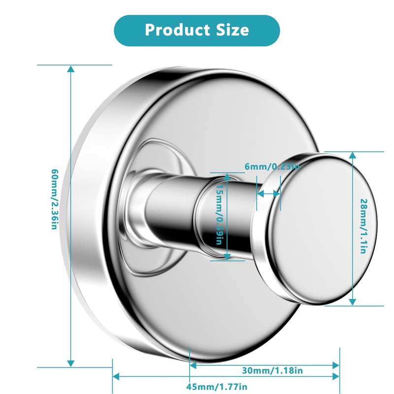 Suction Cup Hooks for Shower,Removable No Drill Towel Hooks,Upgraded 15