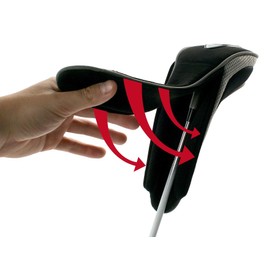 Easy Loader Driver Magnetic Golf Club Headcover by ProActive Sports (Black/Red)