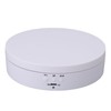 Motorized Rotating Display Stand White USB Charging Round 3 Speeds