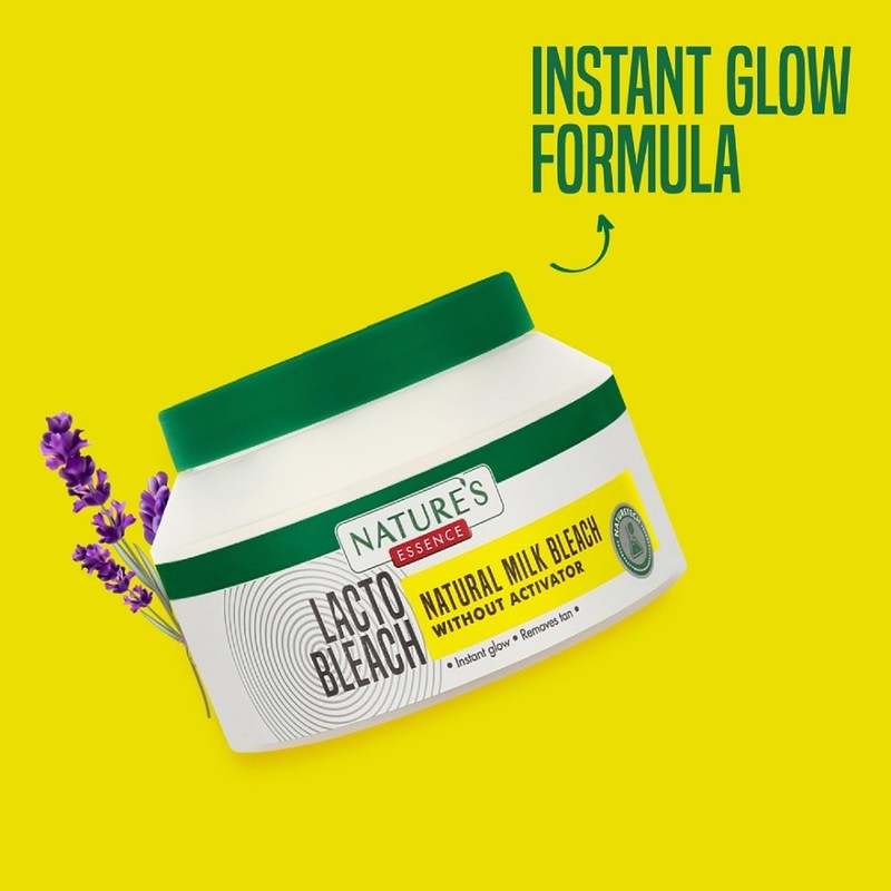 Lacto Bleach, Natural Milky White Cream, 60g NATURES ESSENCE Instant