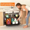 Timboniture Expandable Under Sink Organizers and Storage,Width Adjustable (14.9-23.6IN),No Drill