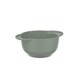 Mepal - Chef it colander - Easy drain design prevents clogging - Non-slip base for added stability - Dishwasher safe - Kitchen strainer - 1500 ml - Nordic sage