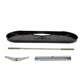 RecPro RV Dual Propane Tank Mounting Rack | 20lb or 30lb Tank Options | Camper and Travel Trailer (30lb Tank Kit)