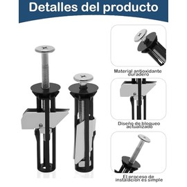 Tornillos Para Tapa De Baño WC, 4 Piezas De Repuesto Para Asiento De Inodoro, Fácil Instalación Para Mantenimiento Del Hogar, Material Resistente De N