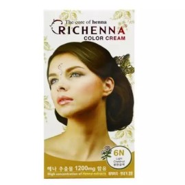 Recheana 리체나 칼라크림 6N 밝은갈색 Rechen Color Cream 6N Light Brown
