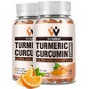 Turmeric Curcumin Gummies with Ginger & Black Pepper Extract -