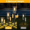 NEWMESSI 8 Pack Solar Pathway Lights Outdoor, Modern Super Brightness