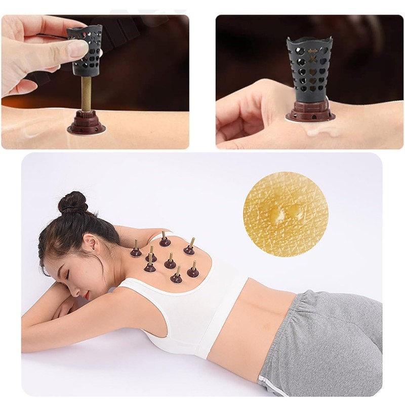 Self-Stick Moxa Sticks,Natural Mugwort Rolls Chinese Wormwood for Moxibustion High