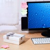 Zonon 2 Pcs Multifunction Computer Monitor Memo Board Computer Message