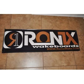 RONIX 2011 RONIX BANNER 48" * 15"  Wakeboard With 2 RONIX Stickers Decals