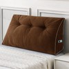 Sasttie Headboard Pillow Twin/Twin XL, Wedge Pillow Headboard for Dorm,