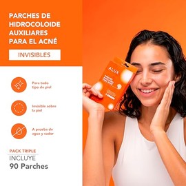 Parches para Acne Invisibles - 90 Parches de Hidrocoloide Auxiliares | Proporciona Apariencia de Sanación Rápida | Skin Care para Todo Tipo de Piel | 