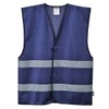 Portwest F474NARL/XL Iona Vest, Regular, Large/X-Large, Navy
