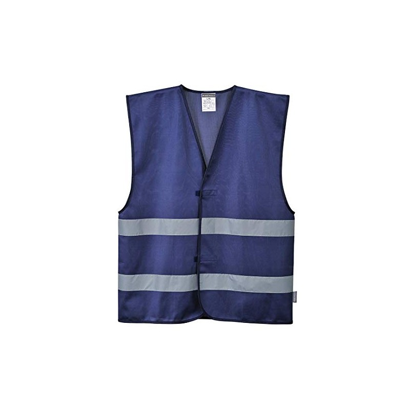 Portwest F474NARL/XL Iona Vest, Regular, Large/X-Large, Navy