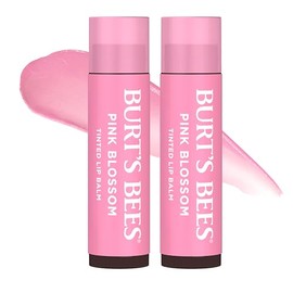 Bálsamo labial tintado natural Burt's Bees, Pink Blossom, 2 unidades