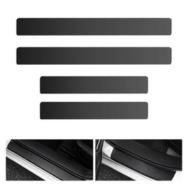 Car Door Sill Guard Door Sill Protection Cover for Car Door Mall Nissan New Model Lukes 40 Series / New Days B40 Series / NV100 Clipper / NV100 Clipper Rio DR17W DR17V Black 4 PCS