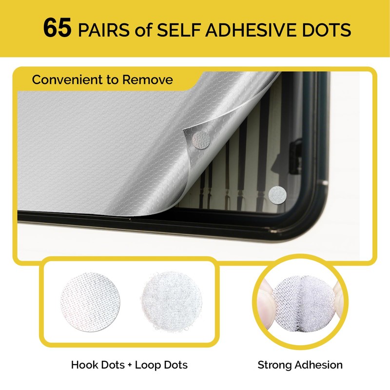 fowong Double Reflective Insulation Roll, Window Insulation for Summer Heat,