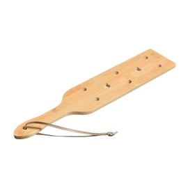 13.1inch Bamboo Paddle with Airflow Holes,Solid Durable Wooden Lightweight Paddle with Smooth Surface,Fraternity Or Sorority Greek Wood Paddle