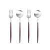 Cutipol GOA Brown / Matte Silver Dinner (2 Forks and