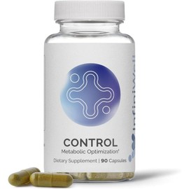 InfiniWell Control Metabolic Optimization Berberine Supplement with MitoBurn Bitter Melon 90 Capsules (1 Month Supply), 1 Count, 90 Tablets / InfiniWell Control 신진대사 최적화 MitoBurn 함유 베르베린 보충제 비터 멜론 90 캡슐 (1개월분), 1개, 90정