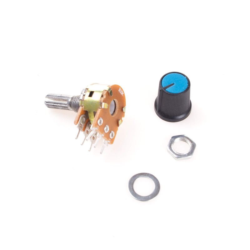 ANGEEK WH148 B250K Dual Stereo 6-Pin Potentiometer with Nuts and
