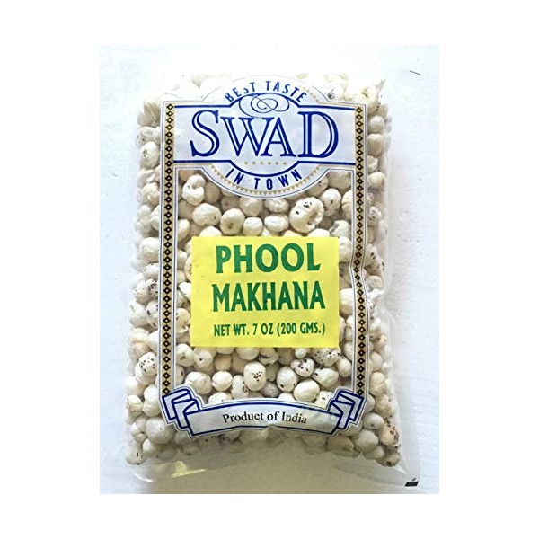 Swad Phool Makhana - Puffed Lotus Seeds - 200 Grams