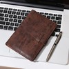 Wonderpool Leather Journal Refillable Binder A6 Writing Notebook Folder Organiser