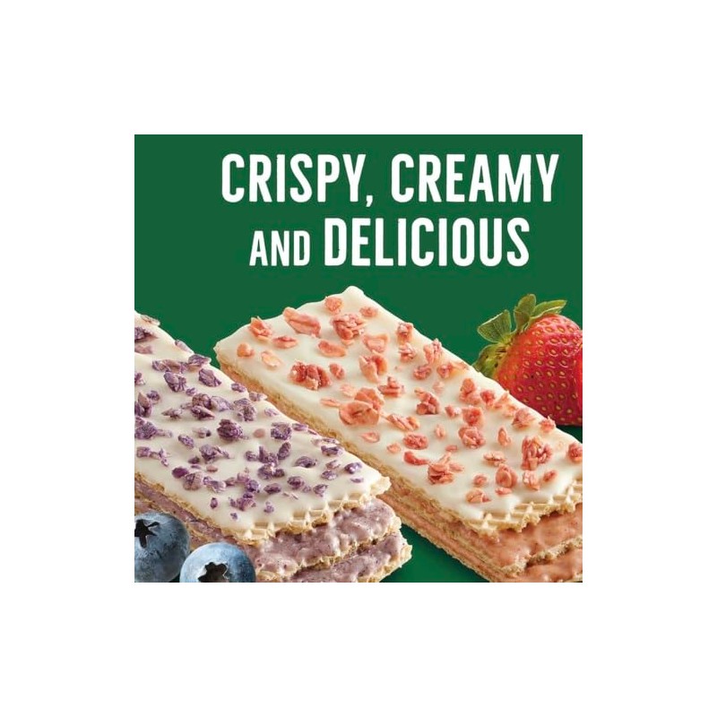 Natures Valley Crispy Creamy Wafer Bars, Variety Pack, 28 Count