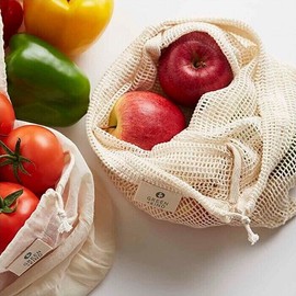 Green + Kind Organic Cotton Produce Bag - Net, 1 Bag