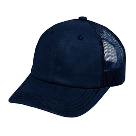 C.C Gorra de béisbol ajustable unisex, Cotton Brushed Navy, Talla única