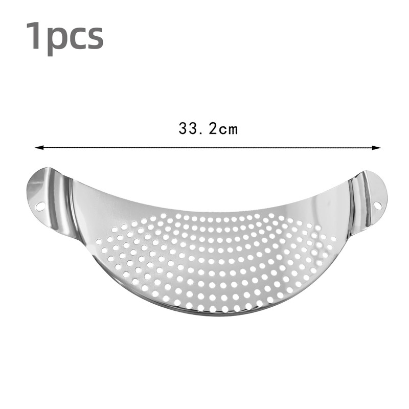 Stainless Steel Kitchen Sink Pasta Strainer Stainless Steel Rust-Proof Space-Saving