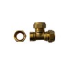 WRAS 15mm Compression Tee - Durable Brass Compression Tee Pipe