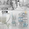 Liuoud 5 Pack Shower Caddy Organizer Rack Shelf for Inside