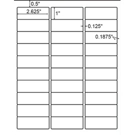 Simply Home Decor - Color Address Label - 750 Fluorescent Address Labels - Multipurpose Use - Green Color Label - Label Size 1" x 2-5/8" - 30 Per Page - 750 Labels - Laser and Inkjet Printer (Green)