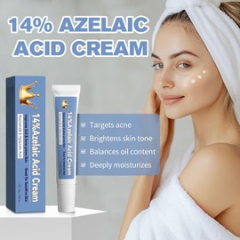 2 cremas de ácido azelaico, 14% de ácido azelaico para el rostro con niacinamida y cuidado facial suave hialurónico, 20 g cada uno
