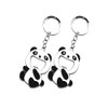 ARFUKA Portable Panda-Shaped Beer Bottle Opener Keychain Zinc Alloy Mini