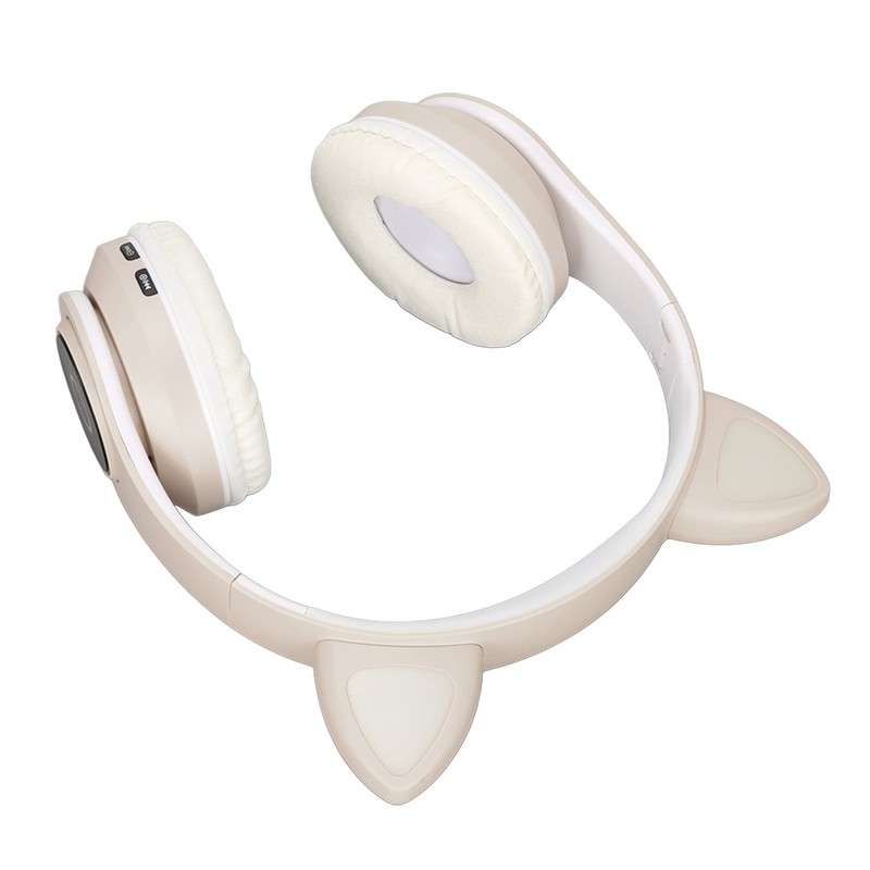 LXB39A Cat Ear Bluetooth Headset Cute Adjustable Bass Portable Wireless