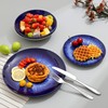 Bestone 12 Piece Round Kitchen Dinnerware Set,Plates and Bowls sets,Dishes,